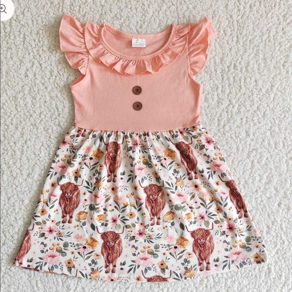 Highland Cow Dress